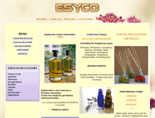 Tablet Screenshot of esenciasycolorantes.com.ar